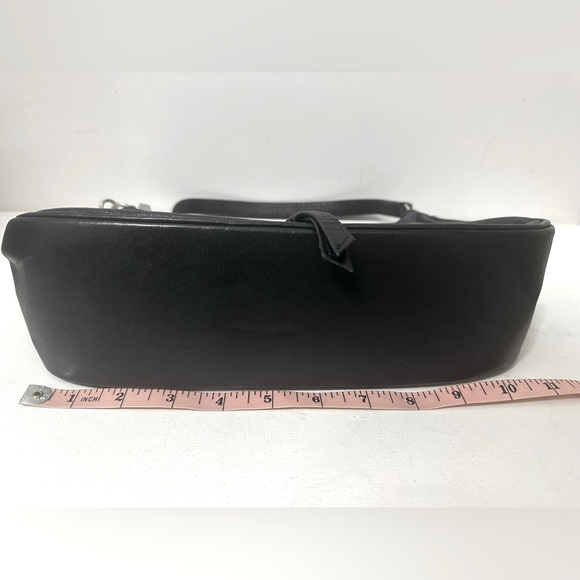 Black LEATHER shoulder purse - Picture 8 of 10